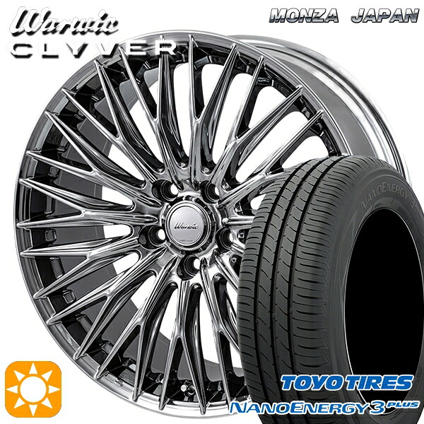 【取付対象】215/40R18 85W トーヨー ナノエナジー3プラス MONZA ワーウィック クライヴァー SPT 18インチ 7.5J 5H114.3 サマータイヤホイールセット ｜トレッド新横浜師岡店