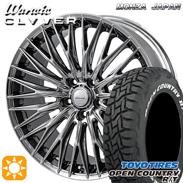 【取付対象】225/60R18 100Q トーヨー オープンカントリー R/T ホワイトレター MONZA ワーウィック クライヴァー SPT 18インチ 7.0J 5H114.3 サマータイヤホイールセット