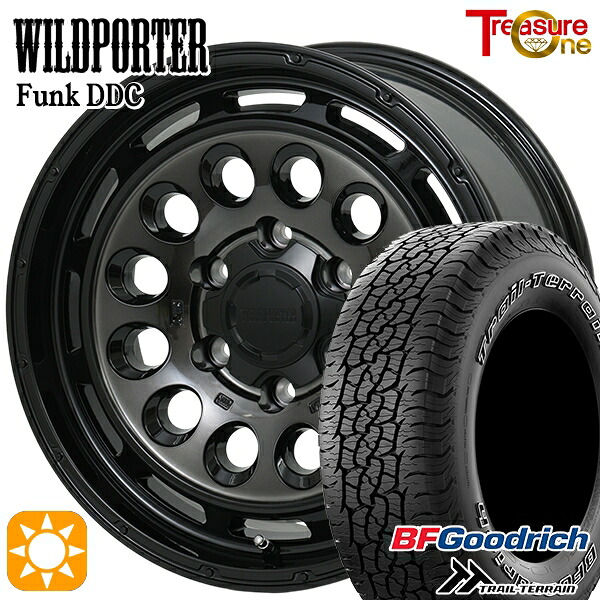 【取付対象】265/65R17 112T ORWL BFグッドリッチ トレールテレーン トレジャーワン ワイルドポーターファンク DDC BP/BC 17インチ 8.0J 6H139.7 サマータイヤホイールセット