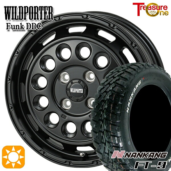 【取付対象】ソリオ タフト 165/65R15 81S ナンカン FT-9 トレジャーワン ワイルドポーター ファンク DDC MBK 15インチ 5.0J 4H100 サマータイヤホイールセット ｜トレッド新横浜師岡店