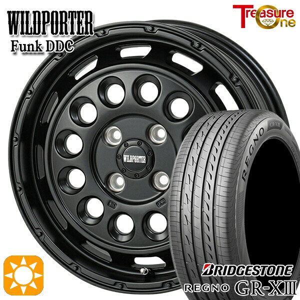 【取付対象】155/65R14 75H ブリヂストン レグノ GR-X3 トレジャーワン ワイルドポーター ファンク DDC MBK 14インチ 4.5J 4H100 サマータイヤホイールセット |トレッド新横浜師岡店