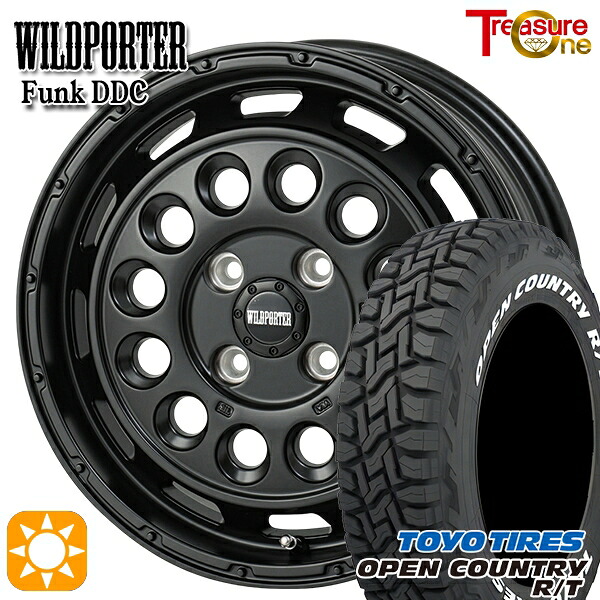 【取付対象】アゲ軽 165/80R14 97/95N LT トーヨー オープンカントリー R/T ホワイトレター トレジャーワン ワイルドポーター ファンク DDC MBK 14インチ 4.5J 4H100 サマータイヤホイールセット ｜トレッド新横浜師岡店