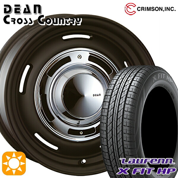 【取付対象】RAV4 エクストレイル 225/60R17 99H ラウフェン X FIT HP LA41 クリムソン ディーン クロスカントリー マットブラック 17インチ 7.0J 5H114.3 サマータイヤホイールセット ｜トレッド新横浜師岡店 105,765円