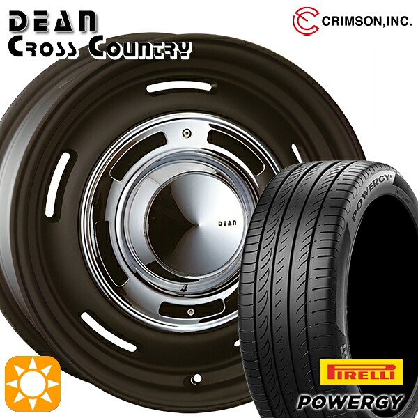 【取付対象】リーフ ノア 205/55R16 91V ピレリ パワジー クリムソン ディーン クロスカントリー マットブラック 16インチ 6.5J 5H114.3 サマータイヤホイールセット |トレッド新横浜師岡店