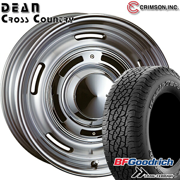 【取付対象】JEEPラングラー 265/65R17 112T ORWL BFグッドリッチ トレールテレーン クリムソン ディーン クロスカントリー バーニッシュグレー 17インチ 7.0J 5H127 サマータイヤホイールセット