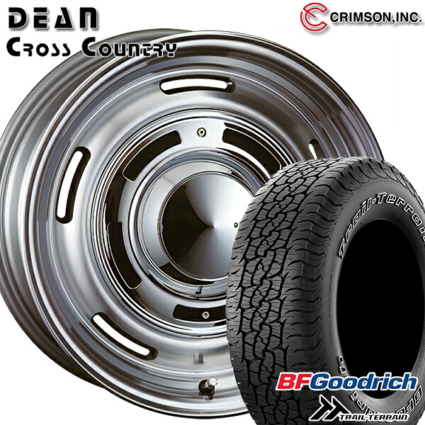 【取付対象】265/65R17 112T ORWL BFグッドリッチ トレールテレーン クリムソン ディーン クロスカントリー バーニッシュグレー 17インチ 8.0J 6H139.7 サマータイヤホイールセット
