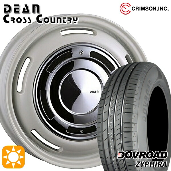 【取付対象】155/65R14 75T DOVROAD ザイファイラ クリムソン ディーン クロスカントリー マーガレットホワイト 14インチ 4.5J 4H100 サマータイヤホイールセット |トレッド新横浜師岡店