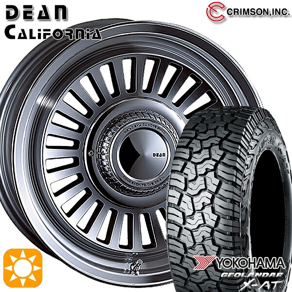 【取付対象】ジムニーシエラ ノマド 215/70R16 100/97Q ヨコハマ ジオランダー X-AT G016クリムソン ディーン カリフォルニア BG 16インチ 6.0J 5H139.7 -5 サマータイヤホイールセット |トレッド新横浜師岡店