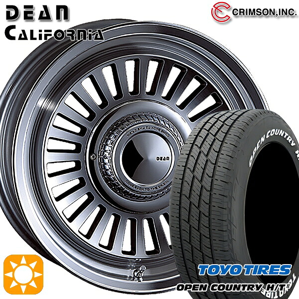 【取付対象】ジムニーシエラ ノマド 215/70R16 100H トーヨー オープンカントリー H/T2 WL クリムソン ディーン カリフォルニア BG 16インチ 6.0J 5H139.7 -5 サマータイヤホイールセット |トレッド新横浜師岡店