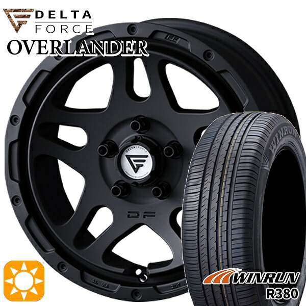【取付対象】205/65R16 95H ウィンラン R380 デルタフォース オーバーランダー MB 16インチ 7.0J 5H114.3 サマータイヤホイールセット