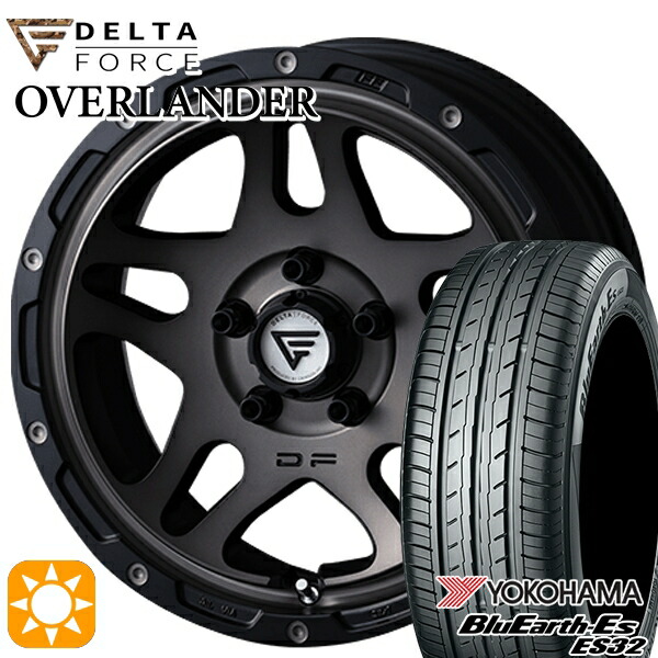 【取付対象】215/65R16 98H ヨコハマ ブルーアース ES32 デルタフォース オーバーランダー MS 16インチ 7.0J 5H114.3 サマータイヤホイールセット