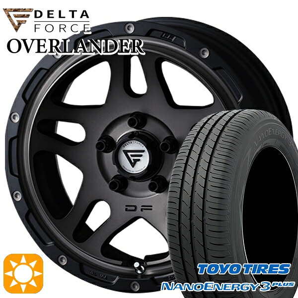 【取付対象】215/60R16 95H トーヨー ナノエナジー3プラス デルタフォース オーバーランダー MS 16インチ 7.0J 5H114.3 サマータイヤホイールセット ｜トレッド新横浜師岡店