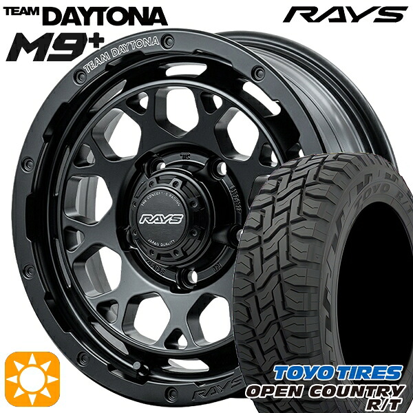 【楽天市場】【取付対象】215/70R16 100Q トーヨー オープンカントリー R/T RAYS レイズ チームデイトナ M9+ BOJ ...