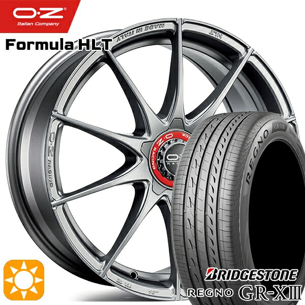 【取付対象】ベンツ Aクラス/CLA 225/45R18 95W XL ブリヂストン レグノ GR-X3 OZ フォーミュラ HLT グリジオコルサ 18インチ 7.5J 5H112 サマータイヤホイールセット |トレッド新横浜師岡店