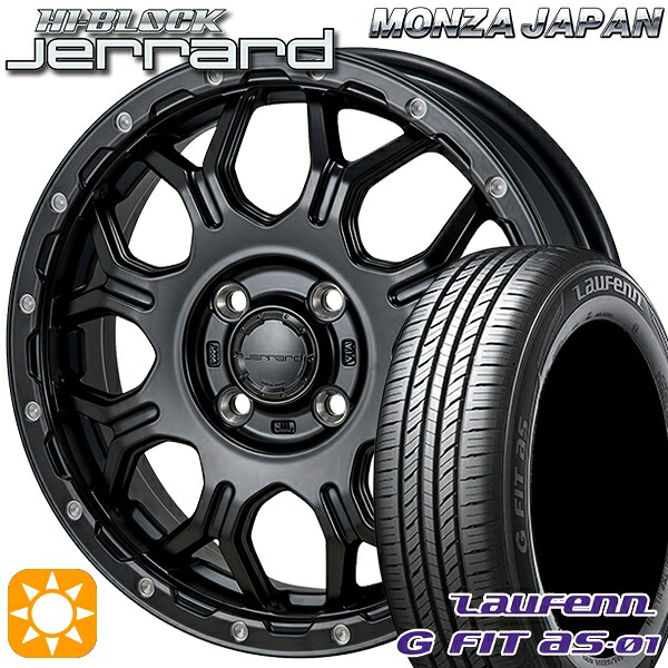 【取付対象】フィット アクア 175/65R15 84H ラウフェン G FIT as-01 LH42 モンツァ ハイブロック ジェラード 15インチ 5.5J 4H100 サマータイヤホイールセット ｜トレッド新横浜師岡店