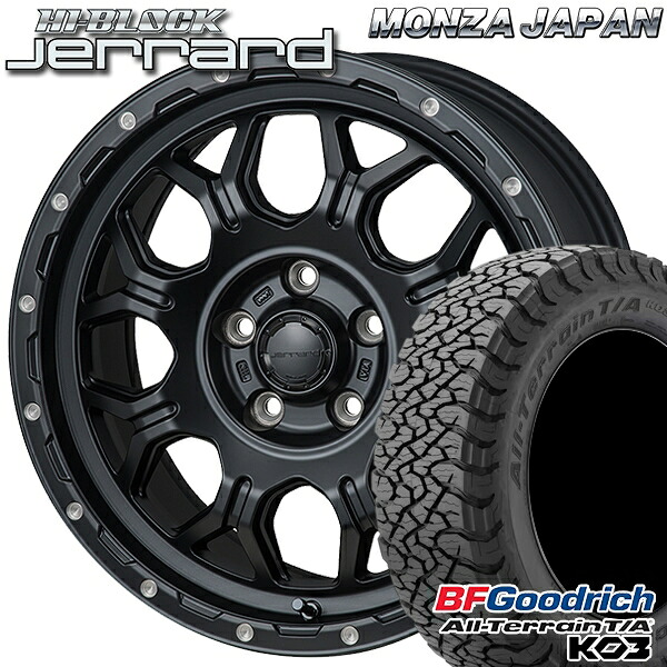 【取付対象】225/65R17 107/103S RBL BFグッドリッチ オールテレーン T/A KO3 モンツァ ハイブロック ジェラード 17インチ 7.5J 5H114.3 サマータイヤホイールセット |トレッド新横浜師岡店