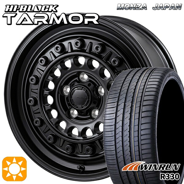 【取付対象】225/50R17 98W XL ウィンラン R330 モンツァ ハイブロック ターマー 17インチ 7.5J 5H114.3 +41 サマータイヤホイールセット |トレッド新横浜師岡店