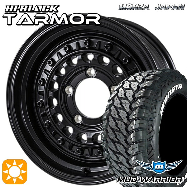 【取付対象】ジムニーシエラ ノマド 235/70R16 104/101Q LT RWL モンスタ マッドウォーリアー モンツァ ハイブロック ターマー 16インチ 6.0J 5H139.7 -5 サマータイヤホイールセット ｜トレッド新横浜師岡店