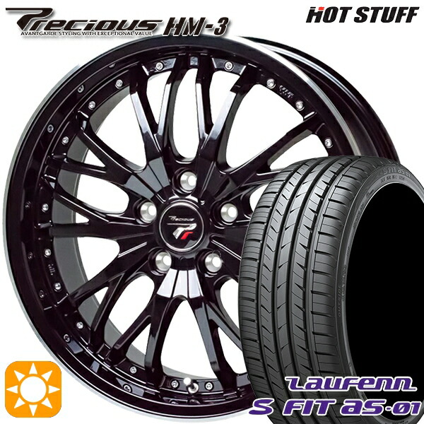 【取付対象】リーフ レヴォーグ 215/50R17 91W ラウフェン S FIT aS-01 LH02 HotStuff プレシャス HM-3 MB/RP 17インチ 7.0J 5H114.3 サマータイヤホイールセット 65,175円