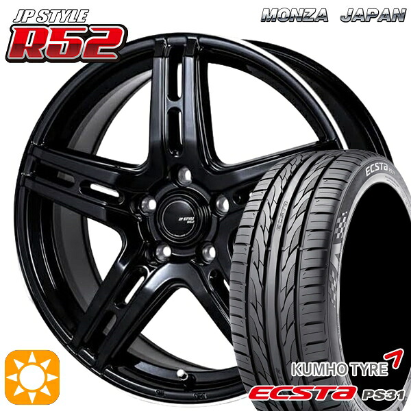 【取付対象】エスティマ ヤリスクロス 215/60R16 95V クムホ エクスタ PS31 モンツァ JPスタイル R52 16インチ 6.5J 5H114.3 サマータイヤホイールセット ｜トレッド新横浜師岡店