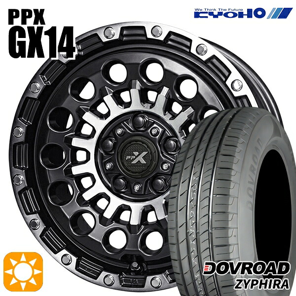 【取付対象】エスティマ ヤリスクロス 215/60R16 95H DOVROAD ザイファイラ KYOHO PPX GX14 16インチ 7.0J 5H114.3 +35 サマータイヤホイールセット ｜トレッド新横浜師岡店