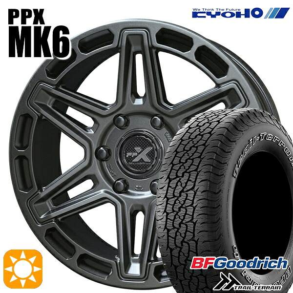 【取付対象】ランクル300 265/65R18 114T ORWL BFグッドリッチ トレールテレーン KYOHO PPX MK6 18インチ 8.0J 6H139.7 サマータイヤホイールセット |トレッド新横浜師岡店