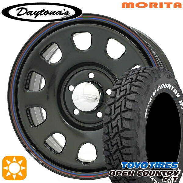 【取付対象】デリカD5 235/70R16 106Q トーヨー オープンカントリー R/T ホワイトレター MRT DAYTONA'S G2 デイトナズ ブラック 16インチ 7.0J 5H114.3 サマータイヤホイールセット ｜トレッド新横浜師岡店
