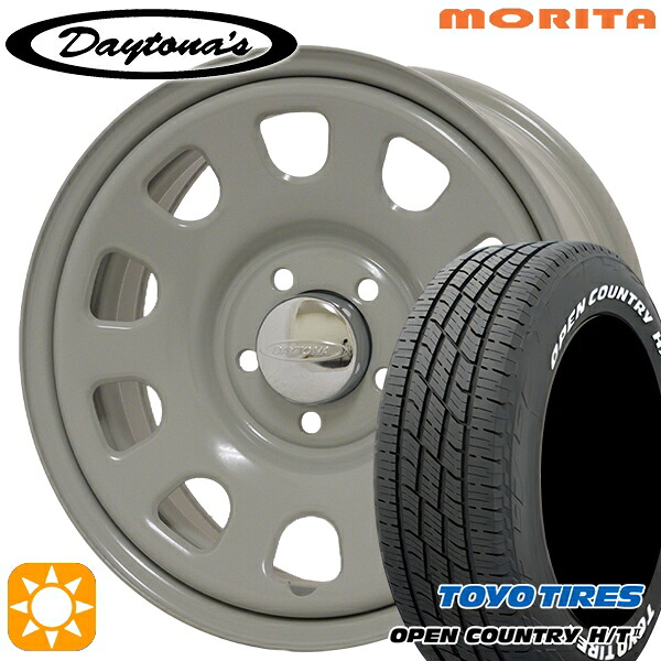 【取付対象】デリカD5 215/70R16 100H トーヨー オープンカントリー H/T2 WL MRT DAYTONA'S G2 デイトナズ グレー 16インチ 7.0J 5H114.3 サマータイヤホイールセット |トレッド新横浜師岡店