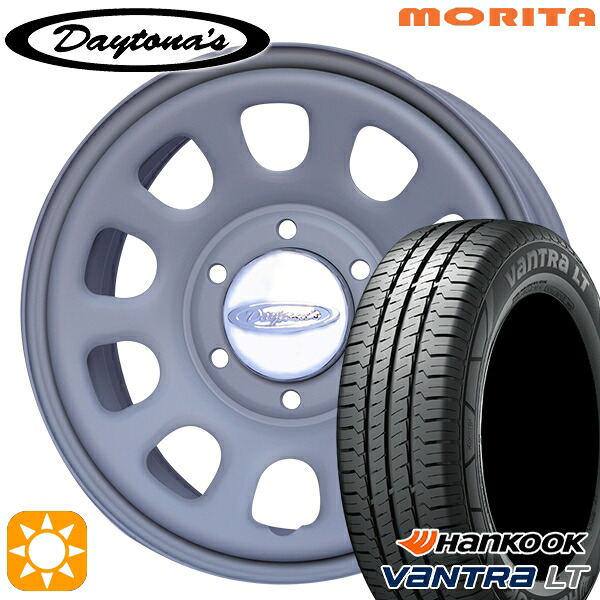 【取付対象】キャラバン専用 195/80R15 107/105R ハンコック Vantra LT RA18 MRT DAYTONA'S G2 デイトナズ マットグレー 15インチ 6.0J 6H139.7+45 サマータイヤホイールセット ｜トレッド新横浜師岡店