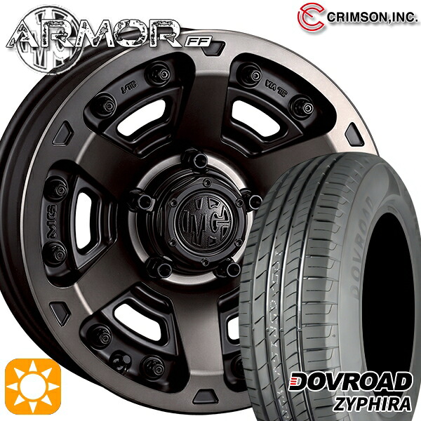 【取付対象】205/65R16 95H DOVROAD ザイファイラ クリムソン MGアーマー MBC 16インチ 7.0J 5H114.3 サマータイヤホイールセット ｜トレッド新横浜師岡店