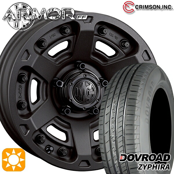 【取付対象】215/60R16 95H DOVROAD ザイファイラ クリムソン MGアーマー SB 16インチ 7.0J 5H114.3 サマータイヤホイールセット |トレッド新横浜師岡店