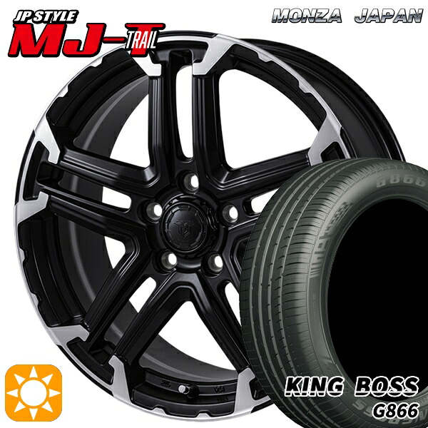 【取付対象】20/30系アルヴェル 235/50R18 101W XL キングボス G866 モンツァ JPスタイル MJ-T MJトレイル 18インチ 7.5J 5H114.3 サマータイヤホイールセット |トレッド新横浜師岡店