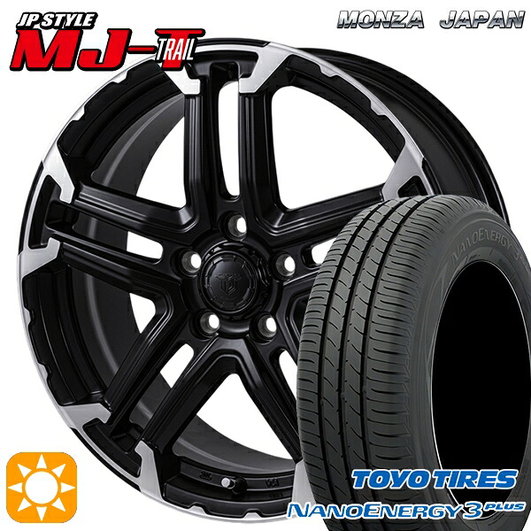 【取付対象】215/45R17 87W トーヨー ナノエナジー3プラス モンツァ JPスタイル MJ-T MJトレイル 17インチ 7.0J 5H114.3 サマータイヤホイールセット |トレッド新横浜師岡店