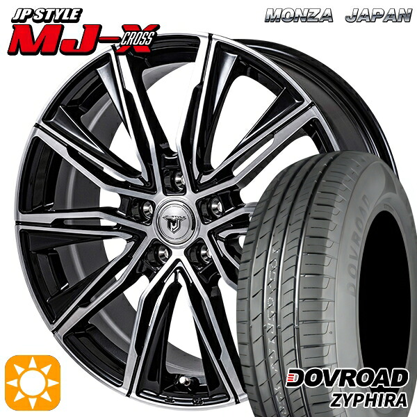 【取付対象】215/65R16 98H DOVROAD ザイファイラ モンツァ JPスタイル MJ-X MJクロス 16インチ 6.5J 5H114.3 サマータイヤホイールセット |トレッド新横浜師岡店