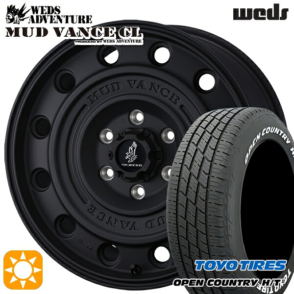 【取付対象】デリカD5 215/70R16 100H トーヨー オープンカントリー H/T2 WL ウェッズ マッドヴァンスCL FB 16インチ 7.0J 5H114.3 +35 サマータイヤホイールセット |トレッド新横浜師岡店