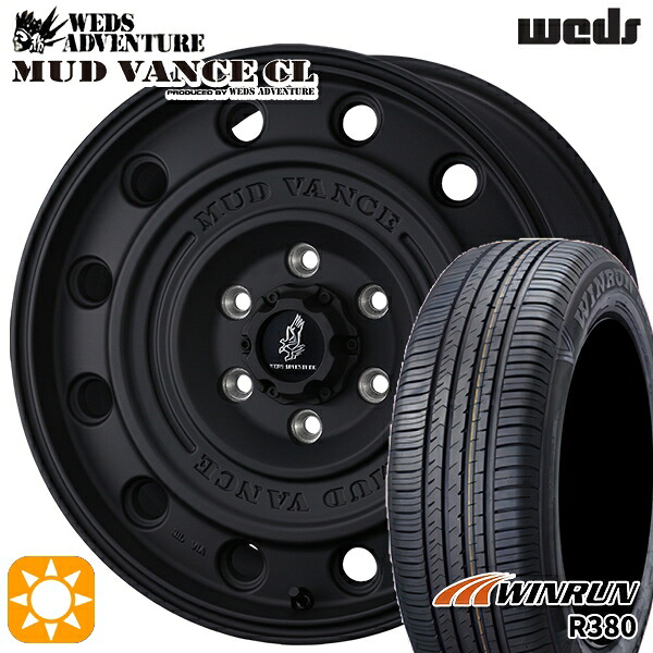 【取付対象】ヤリスクロス 215/60R16 95H ウィンラン R380 ウェッズ マッドヴァンスCL FB 16インチ 7.0J 5H114.3 +35 サマータイヤホイールセット ｜トレッド新横浜師岡店