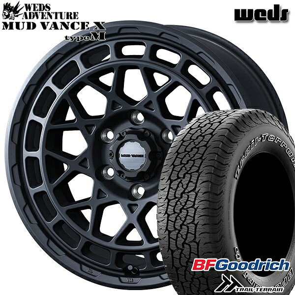 【取付対象】265/65R17 112T ORWL BFグッドリッチ トレールテレーン Weds マッドヴァンス X タイプM フルマットブラック 17インチ 8.0J 6H139.7 サマータイヤホイールセット ｜トレッド新横浜師岡店