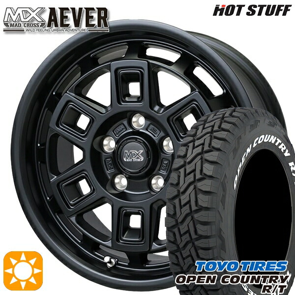 【取付対象】デリカD5 235/70R16 106Q トーヨー オープンカントリー R/T ホワイトレター ホットスタッフ マッドクロスアイヴァー MTBK 16インチ 7.0J 5H114.3+38 サマータイヤホイールセット ｜トレッド新横浜師岡店