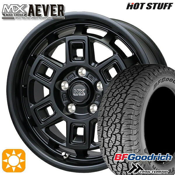 【取付対象】C-HR カローラクロス 215/60R17 96H RBL BFグッドリッチ トレールテレーン ホットスタッフ マッドクロスアイヴァー MTBK 17インチ 7.0J 5H114.3+38 サマータイヤホイールセット |トレッド新横浜師岡店