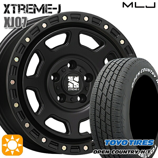 【取付対象】225/60R18 100H トーヨー オープンカントリー H/T2 WL MLJ エクストリームJ XJ07 SB 18インチ 8.0J 5H114.3+40 サマータイヤホイールセット ｜トレッド新横浜師岡店