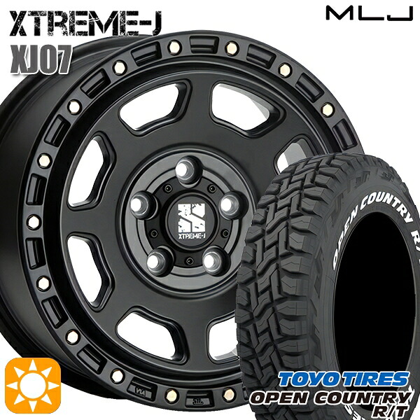 【取付対象】285/60R18 116Q トーヨー オープンカントリー R/T ホワイトレター MLJ エクストリームJ XJ07 SB 18インチ 8.0J 5H127+43 サマータイヤホイールセット |トレッド新横浜師岡店