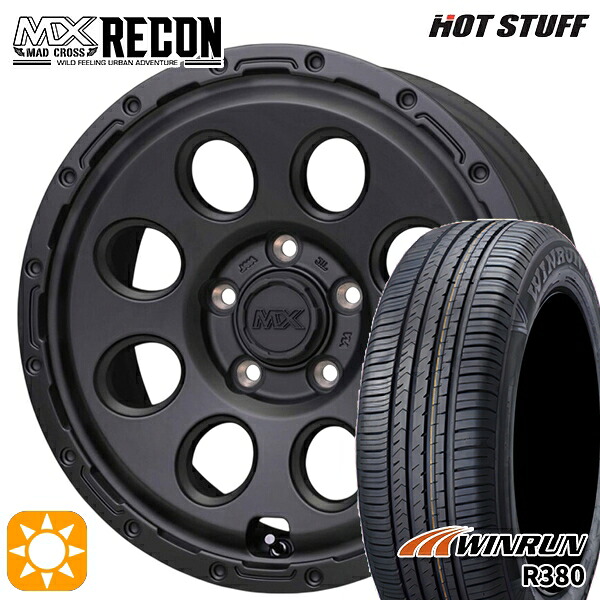 【取付対象】ヤリスクロス 215/60R16 95H ウィンラン R380 ホットスタッフ マッドクロス リーコン MBK 16インチ 7.0J 5H114.3 +35 サマータイヤホイールセット ｜トレッド新横浜師岡店