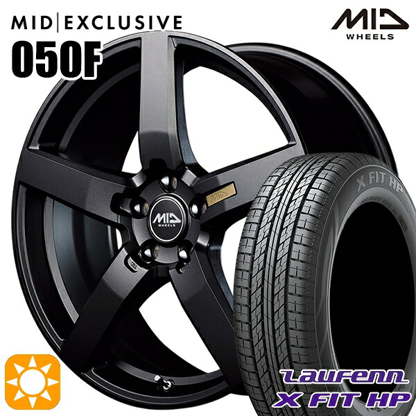 【取付対象】215/60R17 96H ラウフェン X FIT HP LA41 MID RMP 050F セミグロスガンメタ 17インチ 7.0J 5H100 サマータイヤホイールセット