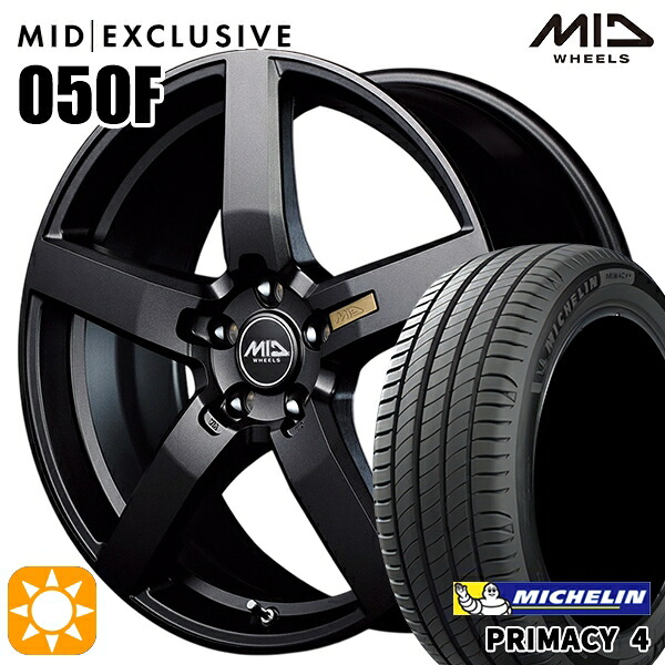 【取付対象】マークX レクサスIS 235/40R19 96W XL VOL ミシュラン プライマシー4 MID RMP 050F セミグロスガンメタ 19インチ 8.0J 5H114.3 サマータイヤホイールセット