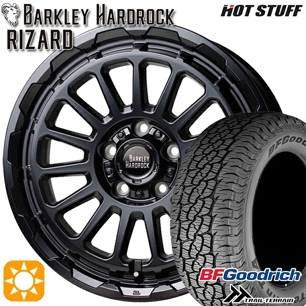 【取付対象】C-HR カローラクロス 215/60R17 96H RBL BFグッドリッチ トレールテレーン HotStuff バークレイ ハードロック リザード GB 17インチ 7.0J 5H114.3 サマータイヤホイールセット |トレッド新横浜師岡店