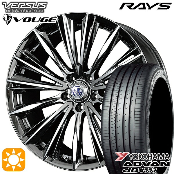 【取付対象】C-HR レガシィB4 225/50R18 99W XL ヨコハマ アドバンデシベル V553 RAYS ベルサス ストラテージア ヴォウジェ RB 18インチ 7.0J 5H114.3 サマータイヤホイールセット |トレッド新横浜師岡店
