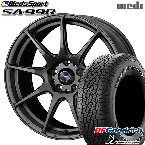 【取付対象】245/65R17 111T ORWL BFグッドリッチ トレールテレーン Weds ウェッズスポーツ SA99R EJ-ブロンズ 17インチ 7.0J 5H114.3 サマータイヤホイールセット ｜トレッド新横浜師岡店