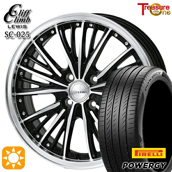 【取付対象】N-BOX ウェイク 165/55R15 75H ピレリ パワジー トレジャーワン クリフクライム ルイス SC025 15インチ 4.5J 4H100 サマータイヤホイールセット |トレッド新横浜師岡店