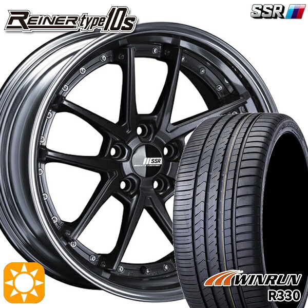 【取付対象】20/30系アルファード ヴェルファイア 235/50R18 101W XL ウィンラン R330 SSR ライナー タイプ 10R プリズムダークガンメタ 18インチ 7.5J 5H114.3 サマータイヤホイールセット |トレッド新横浜師岡店