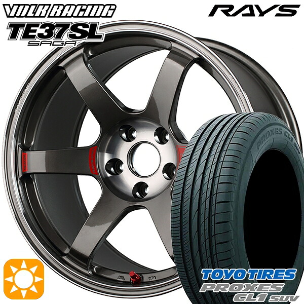 【取付対象】215/50R18 92V トーヨー プロクセス CL1 SUV RAYS ボルクレーシング TE37 サーガSL PG 18インチ 8.5J 5H114.3 サマータイヤホイールセット ｜トレッド新横浜師岡店